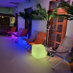 Till beachfest kan ni hyra beach party dekor