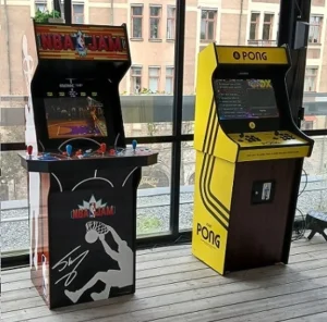 Arkadspel som finns att hyra