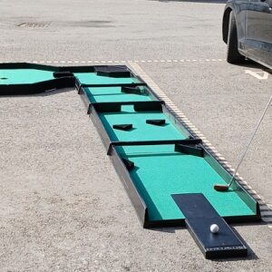 5 meter lång minigolfbana
