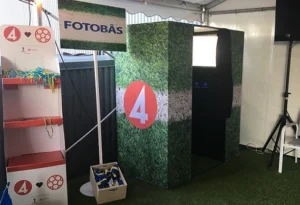 Fotobås på ett event under VM