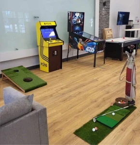 Flera roliga aktiviteter på en företagsfest