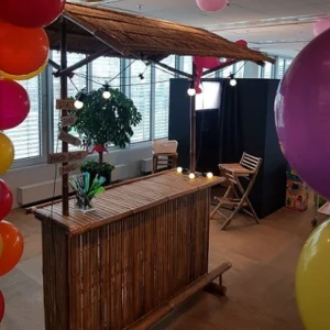 Hyra bambubar och fotobås