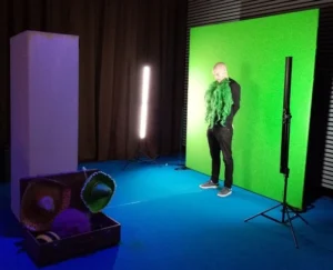Smidig greenscreen som går att hyra
