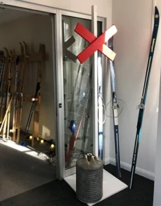 Ledskylt går att hyra till afterskiparty