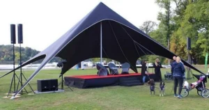 Scentält utanför Sjöhistoriska museet