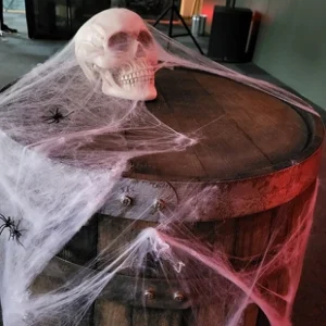 Ekfat som dekor till halloween